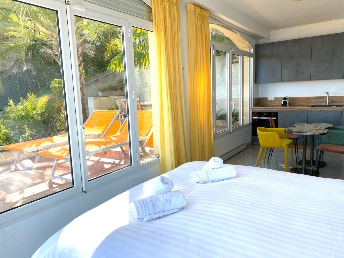 Villa L'Ensoleillee Vue Panoramique Mer, 250 M De La Plage Et Du Centre Ville ม็องตง ภายนอก รูปภาพ
