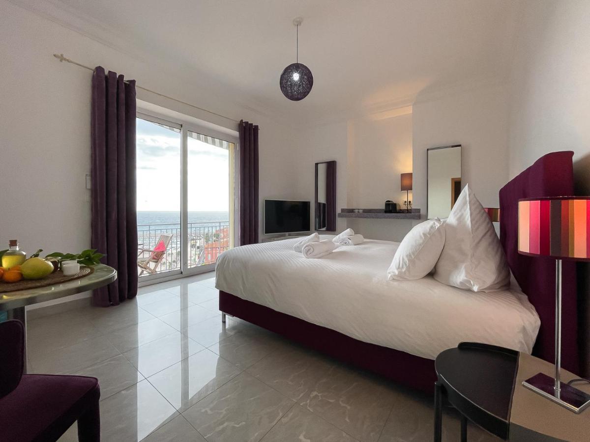 Villa L'Ensoleillee Vue Panoramique Mer, 250 M De La Plage Et Du Centre Ville ม็องตง ภายนอก รูปภาพ