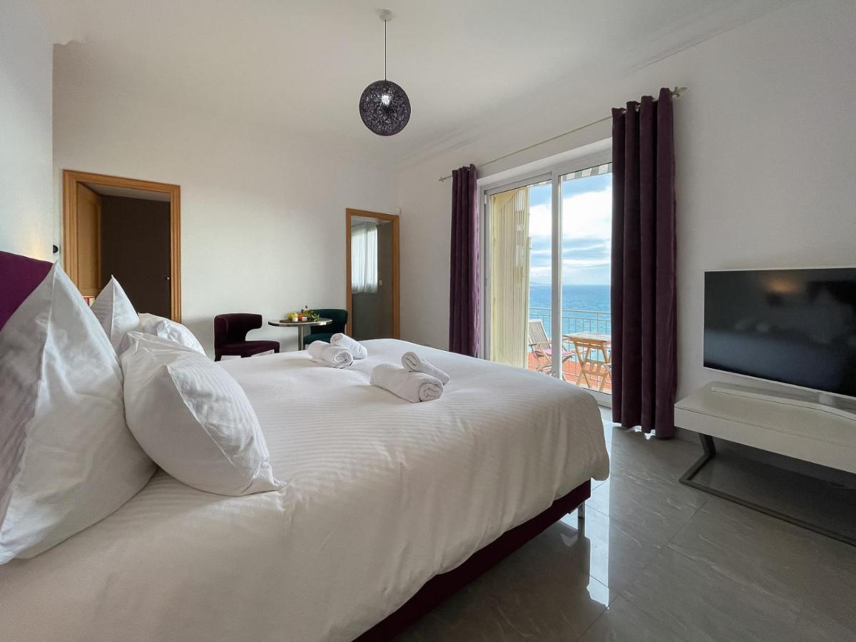 Villa L'Ensoleillee Vue Panoramique Mer, 250 M De La Plage Et Du Centre Ville ม็องตง ภายนอก รูปภาพ